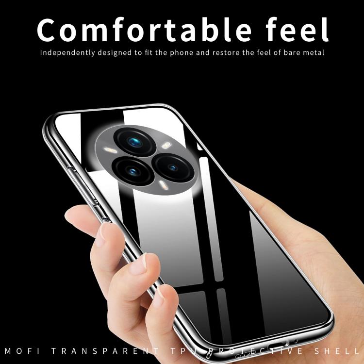 For Realme 14 Pro MOFI Ming Series Ultra-thin TPU Phone Case - Transparent