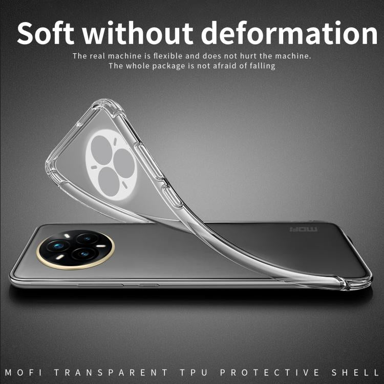 For Realme 14 Pro MOFI Ming Series Ultra-thin TPU Phone Case - Transparent