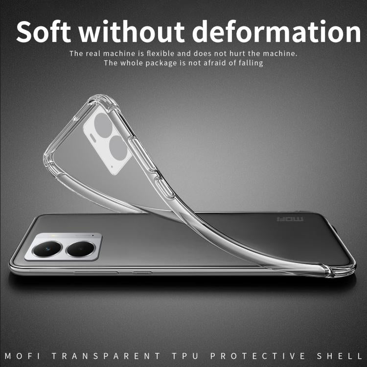 For Realme Neo7X MOFI Ming Series Ultra-thin TPU Phone Case - Transparent