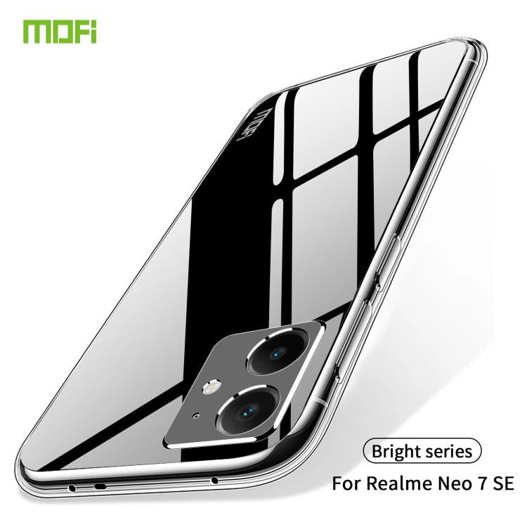 For Realme Neo7 SE MOFI Ming Series Ultra-thin TPU Phone Case - Transparent