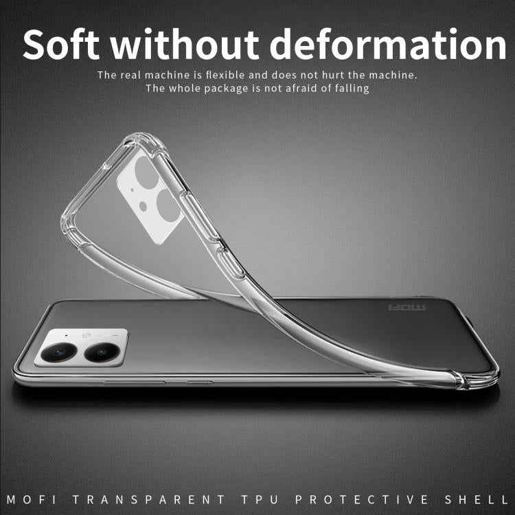 For Realme Neo7 SE MOFI Ming Series Ultra-thin TPU Phone Case - Transparent