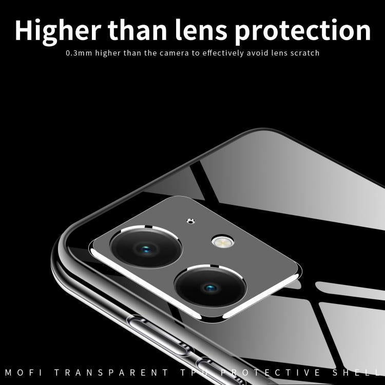 For Realme Neo7 SE MOFI Ming Series Ultra-thin TPU Phone Case - Transparent