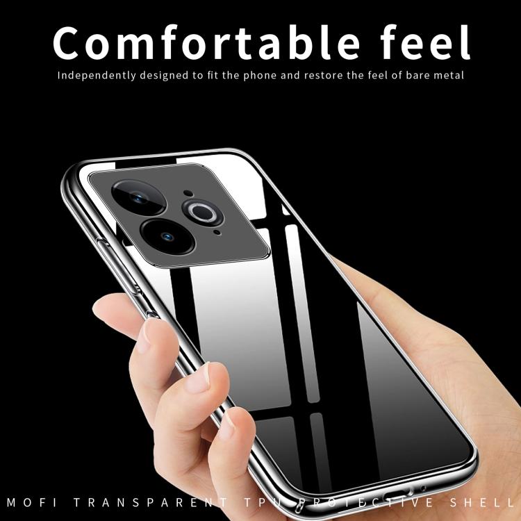 For Realme GT7 Pro MOFI Ming Series Ultra-thin TPU Phone Case - Transparent