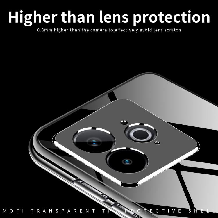 For Realme GT7 Pro MOFI Ming Series Ultra-thin TPU Phone Case - Transparent
