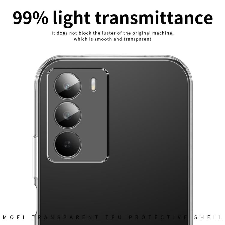 For Realme 14X Global / V70 / V70s MOFI Ming Series Ultra-thin TPU Phone Case - Transparent