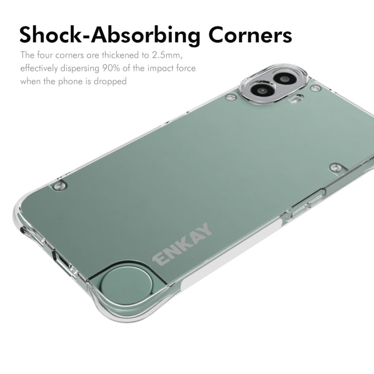 For Nothing CMF Phone 1 ENKAY Hat-Prince Transparent TPU Shockproof Phone Case