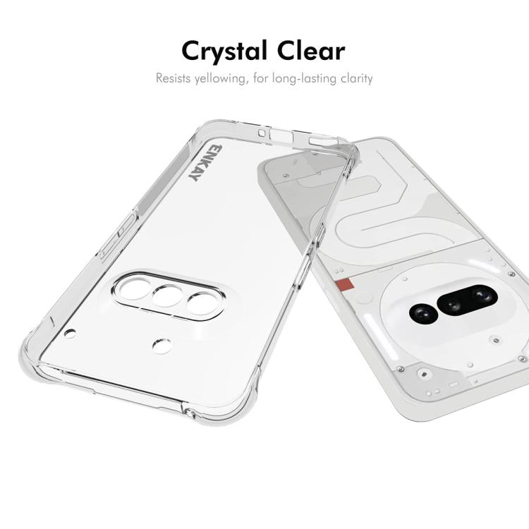For Nothing Phone 3a ENKAY Hat-Prince Transparent TPU Shockproof Phone Case