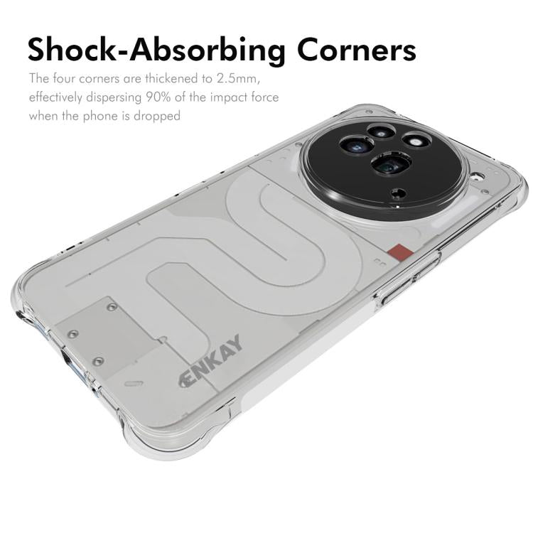 For Nothing Phone 3a Pro ENKAY Hat-Prince Transparent TPU Shockproof Phone Case
