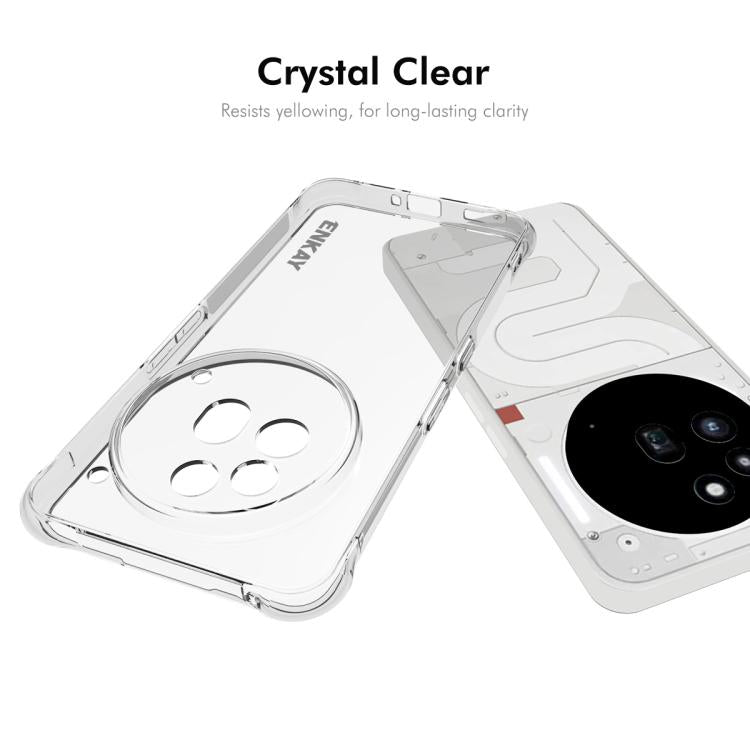 For Nothing Phone 3a Pro ENKAY Hat-Prince Transparent TPU Shockproof Phone Case