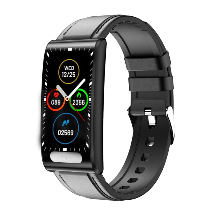 TK70 1.47 inch Color Screen Smart Leather Strap Watch,Support Heart Rate / Blood Pressure / Blood Oxygen / Blood Sugar Monitoring
