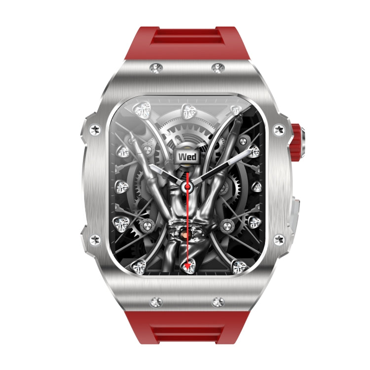 AK55 1.91 inch IP67 Waterproof Color Screen Smart Watch,Support Heart Rate / Blood Pressure / Blood Oxygen Monitoring
