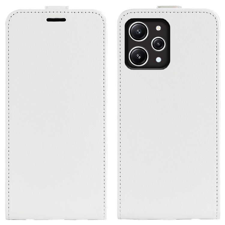 For Xiaomi Redmi 12 R64 Texture Vertical Flip Leather Phone Case