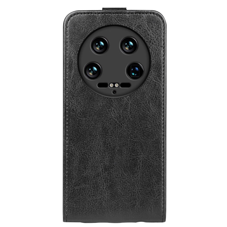 For Xiaomi 14 Ultra R64 Texture Vertical Flip Leather Phone Case