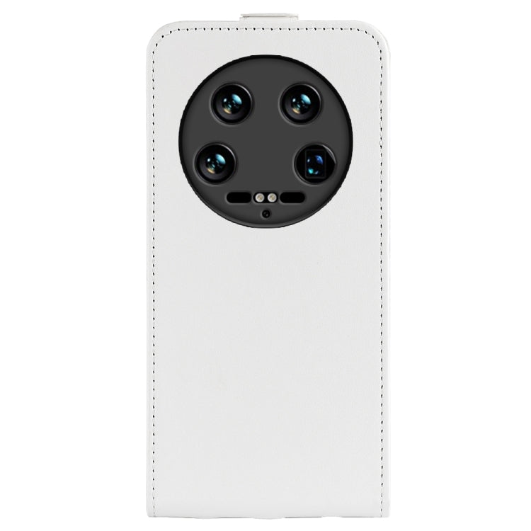 For Xiaomi 14 Ultra R64 Texture Vertical Flip Leather Phone Case