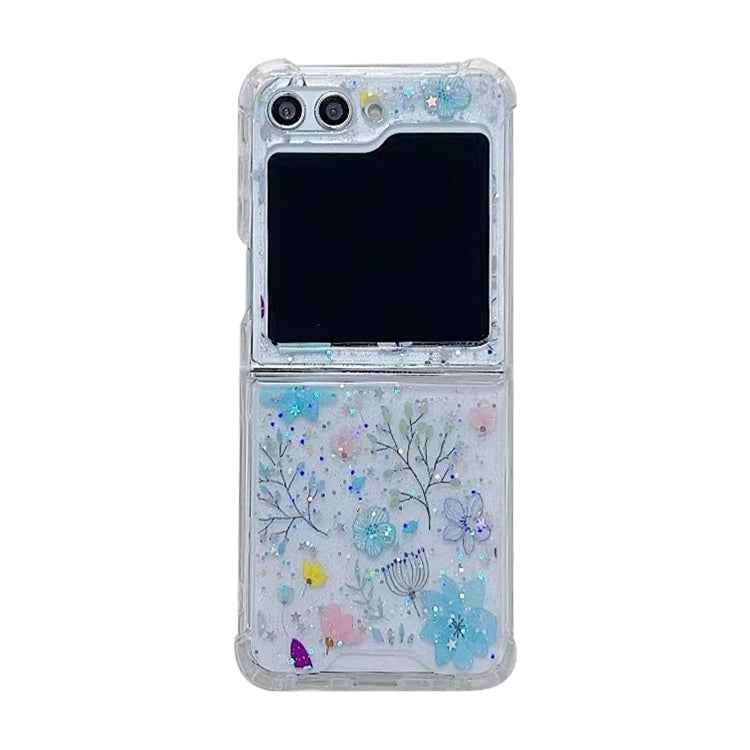 For Samsung Galaxy Z Flip7 FE / Flip6 Fresh Small Floral Epoxy TPU Phone Case