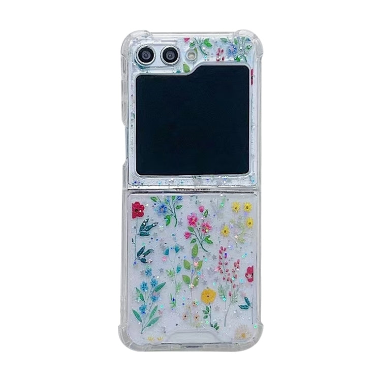 For Samsung Galaxy Z Flip7 FE / Flip6 Fresh Small Floral Epoxy TPU Phone Case