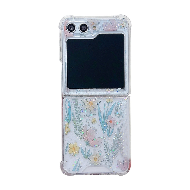 For Samsung Galaxy Z Flip7 FE / Flip6 Fresh Small Floral Epoxy TPU Phone Case