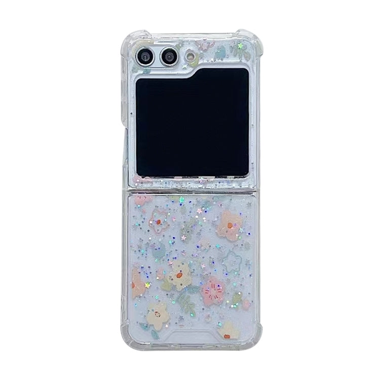 For Samsung Galaxy Z Flip7 FE / Flip6 Fresh Small Floral Epoxy TPU Phone Case