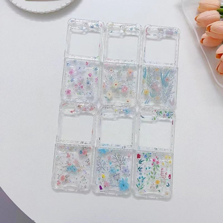 For Samsung Galaxy Z Flip7 FE / Flip6 Fresh Small Floral Epoxy TPU Phone Case