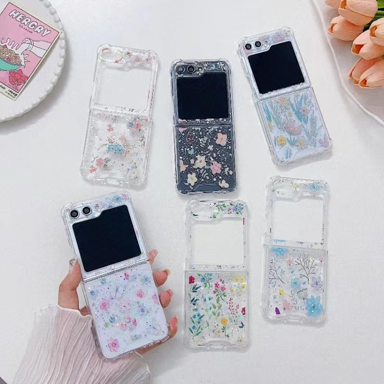 For Samsung Galaxy Z Flip7 FE / Flip6 Fresh Small Floral Epoxy TPU Phone Case