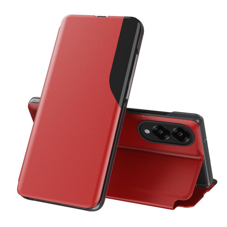 For Galaxy S25 Edge 5G Attraction Flip Holder Leather Phone Case