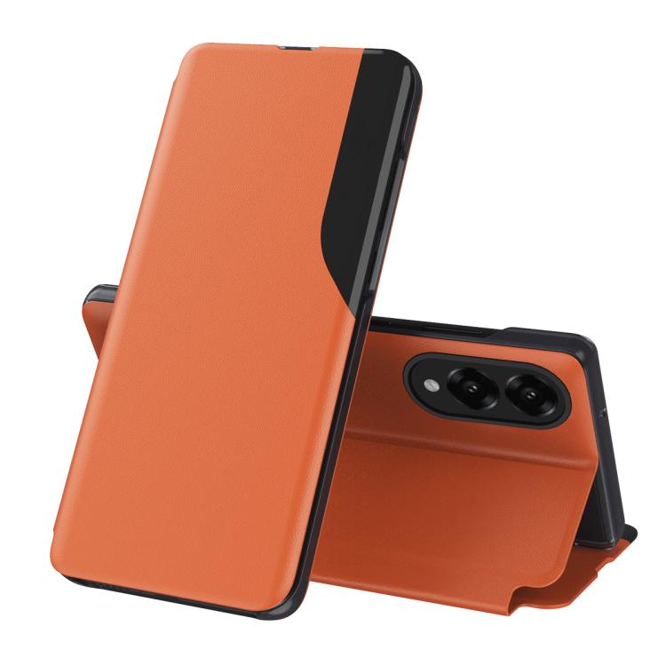 For Galaxy S25 Edge 5G Attraction Flip Holder Leather Phone Case