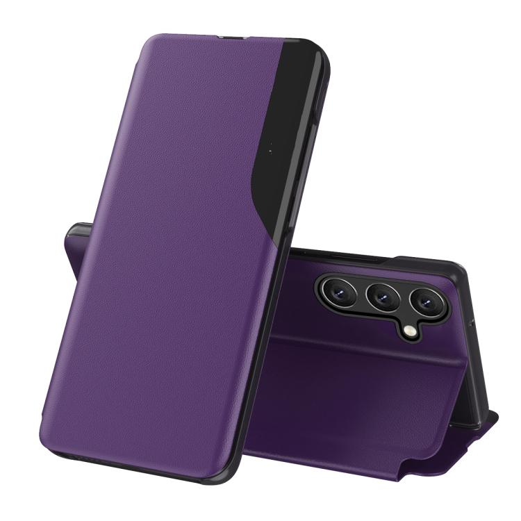 For Galaxy A17 5G Attraction Flip Holder Leather Phone Case