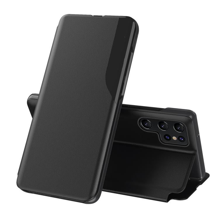 For Galaxy S26 Ultra 5G Attraction Flip Holder Leather Phone Case