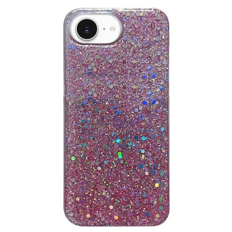 For iPhone 17e / 16e Glitter Sequins Epoxy TPU Phone Case