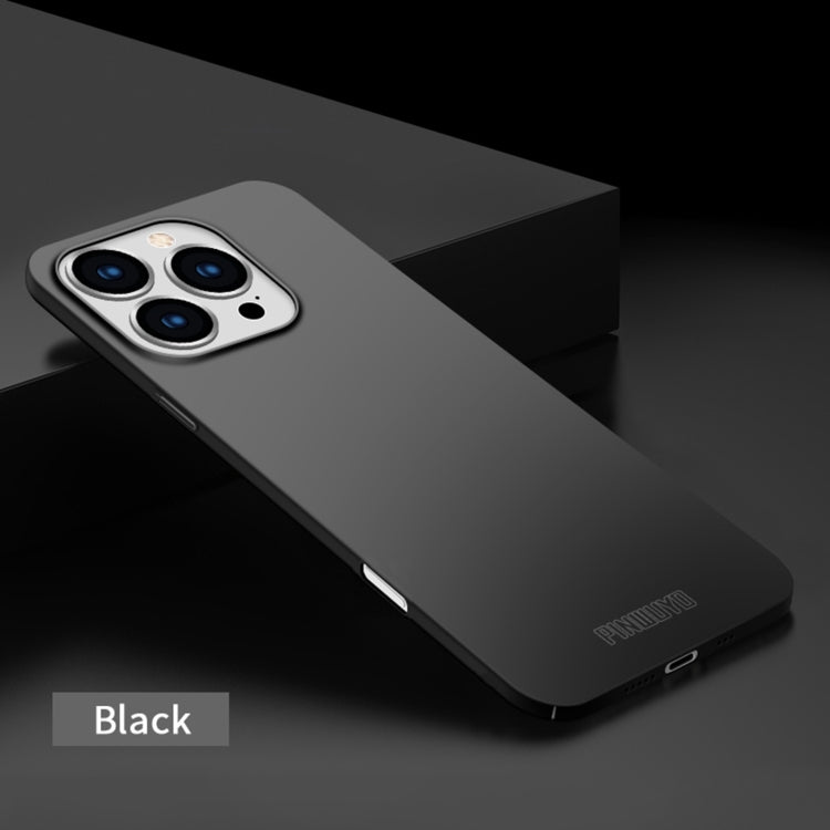For iPhone 16 Pro PINWUYO Micro-Frosted PC Ultra-thin Hard Phone Case with Magsafe Magnetic Ring