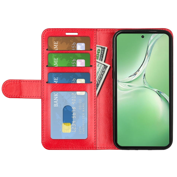 For OPPO K12 R64 Texture Horizontal Flip Leather Phone Case