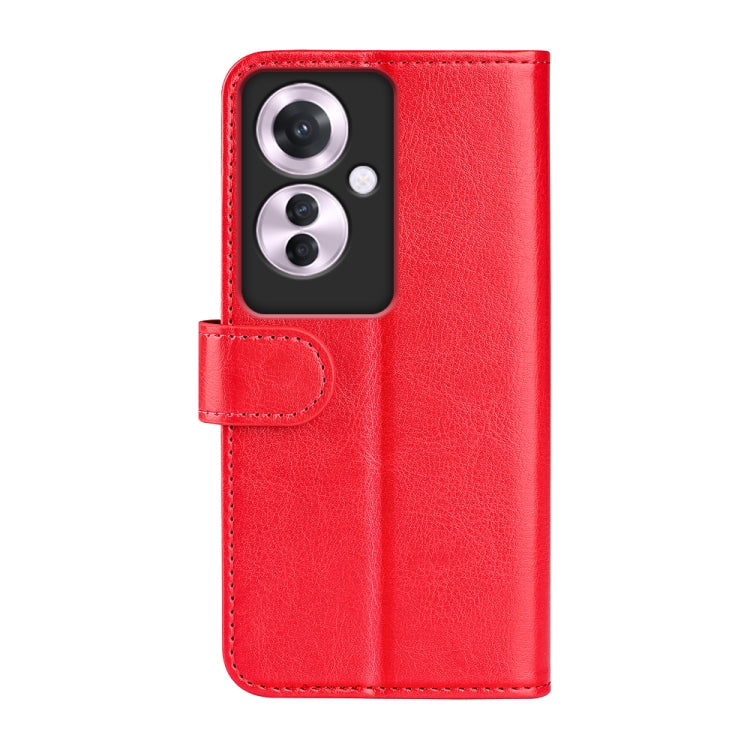 For OPPO Reno11 F 5G R64 Texture Horizontal Flip Leather Phone Case