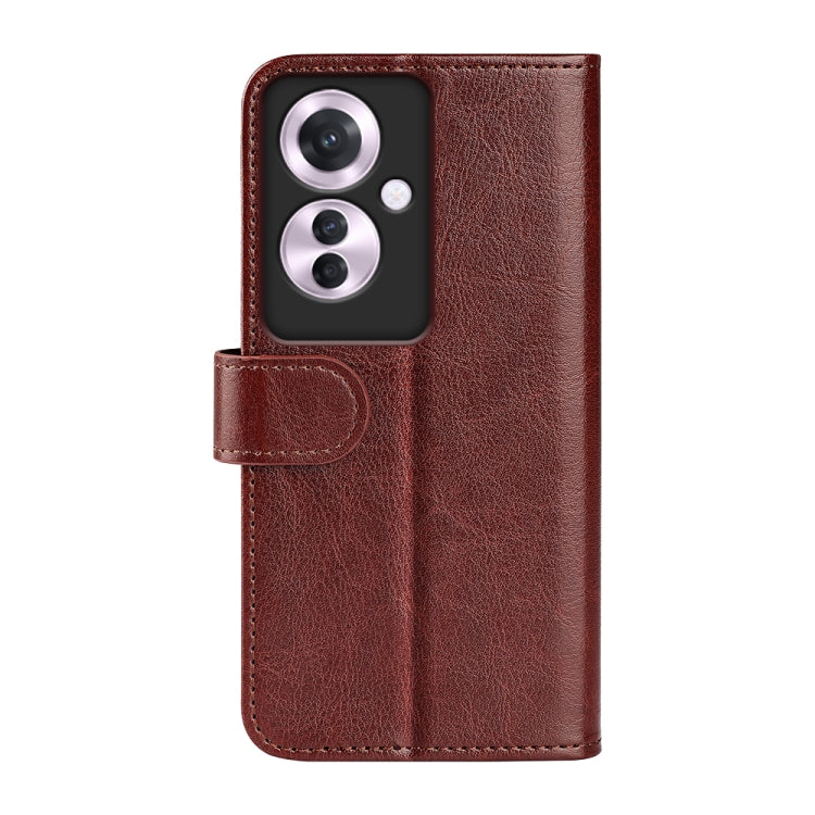For OPPO Reno11 F 5G R64 Texture Horizontal Flip Leather Phone Case