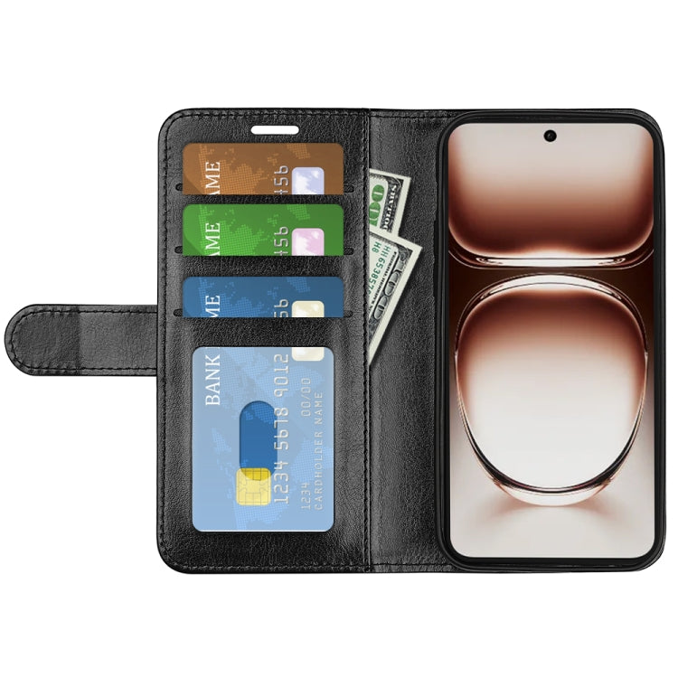 For OPPO Reno12 5G Global R64 Texture Horizontal Flip Leather Phone Case