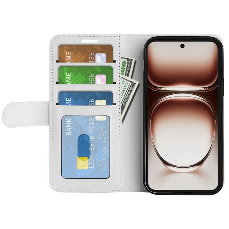 For OPPO Reno12 5G Global R64 Texture Horizontal Flip Leather Phone Case