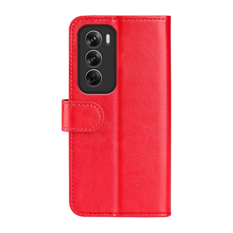 For OPPO Reno12 5G Global R64 Texture Horizontal Flip Leather Phone Case