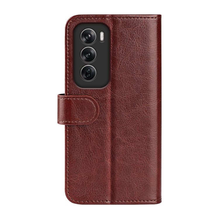 For OPPO Reno12 5G Global R64 Texture Horizontal Flip Leather Phone Case