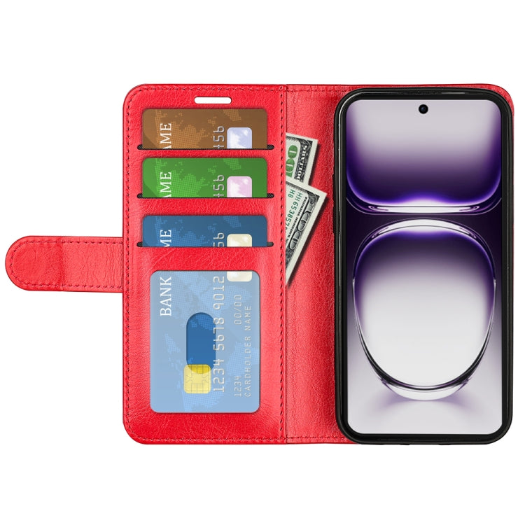 For OPPO Reno12 Pro 5G Global R64 Texture Horizontal Flip Leather Phone Case