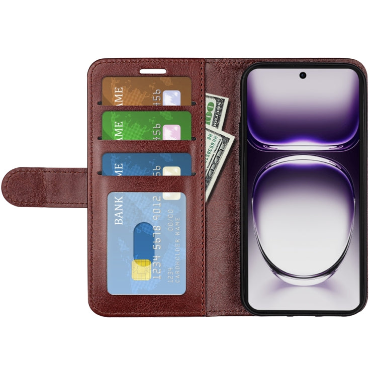 For OPPO Reno12 Pro 5G Global R64 Texture Horizontal Flip Leather Phone Case