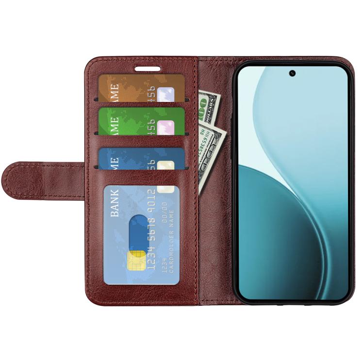 For OPPO Reno14 5G Global R64 Texture Horizontal Flip Leather Phone Case