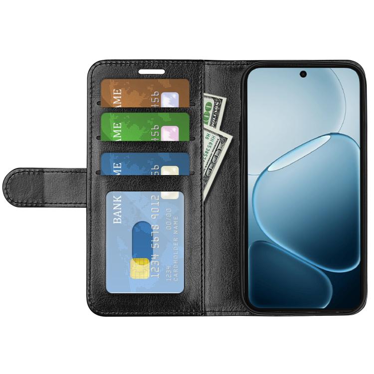For OPPO A6x 4G / 5G R64 Texture Horizontal Flip Leather Phone Case