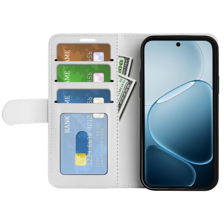 For OPPO A6x 4G / 5G R64 Texture Horizontal Flip Leather Phone Case