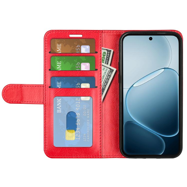 For OPPO A6x 4G / 5G R64 Texture Horizontal Flip Leather Phone Case