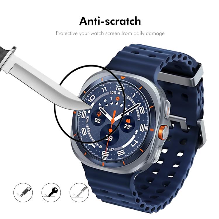 For Samsung Galaxy Watch Ultra 47mm / Ultra 2025 2pcs ENKAY 3D Full Coverage Soft PC Edge PMMA HD Screen Film