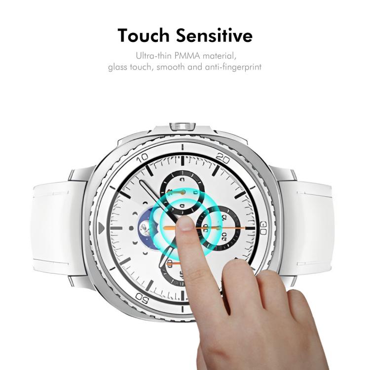 For Samsung Galaxy Watch8 Classic 46mm 5pcs ENKAY 3D Full Coverage Soft PC Edge PMMA HD Screen Film