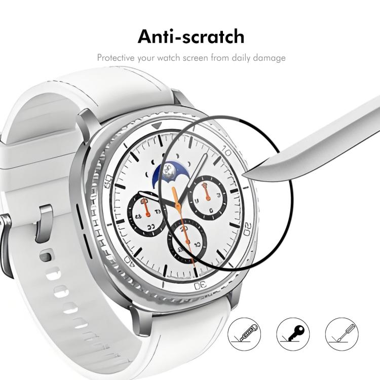 For Samsung Galaxy Watch8 Classic 46mm 5pcs ENKAY 3D Full Coverage Soft PC Edge PMMA HD Screen Film