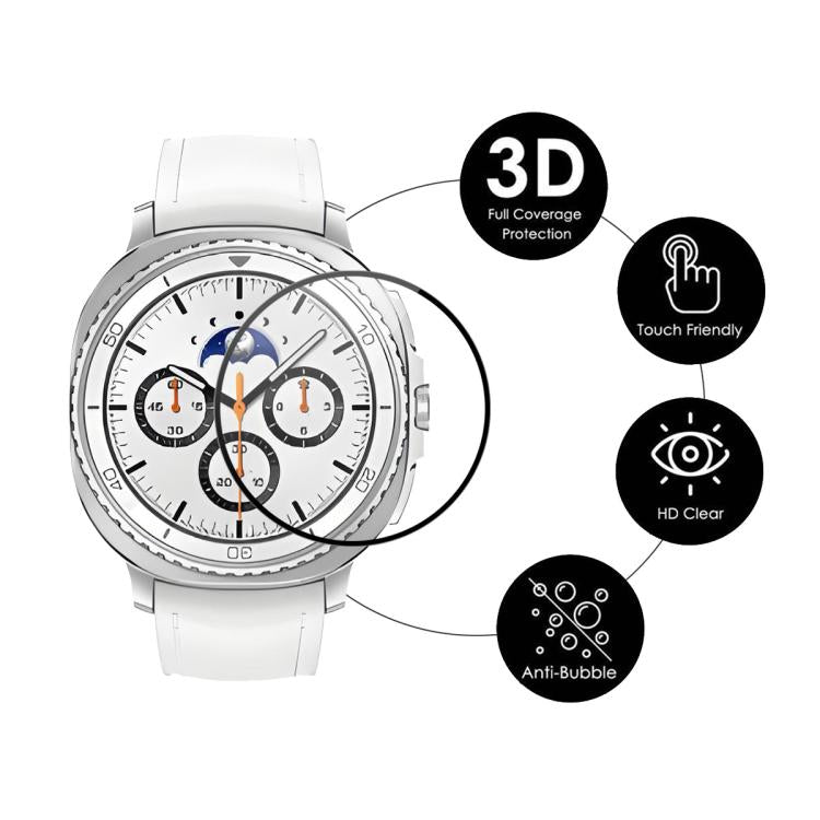 For Samsung Galaxy Watch8 Classic 46mm 10pcs ENKAY 3D Full Coverage Soft PC Edge PMMA HD Screen Film