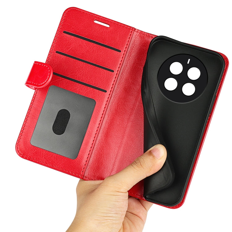 For Realme 12 Pro+ R64 Texture Horizontal Flip Leather Phone Case