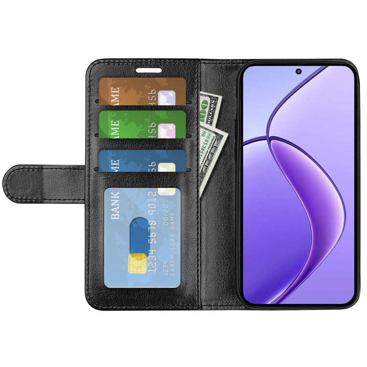 For Realme 12 5G R64 Texture Horizontal Flip Leather Phone Case