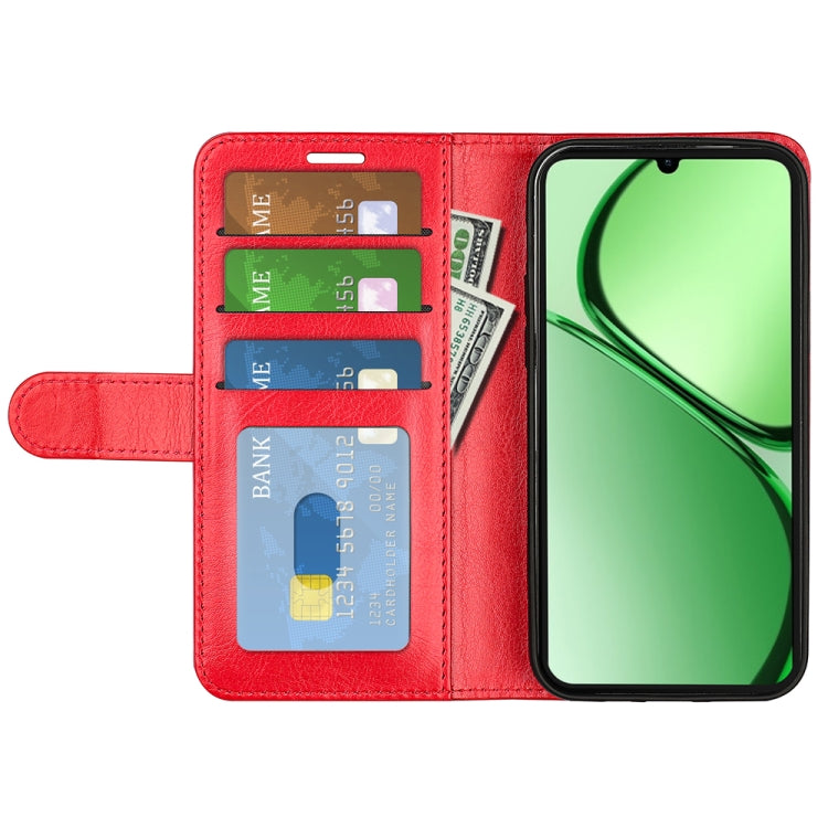 For Realme C63 R64 Texture Horizontal Flip Leather Phone Case
